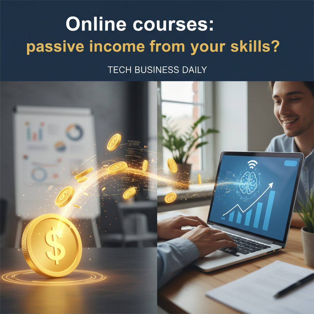Online courses: passive income from your skills?