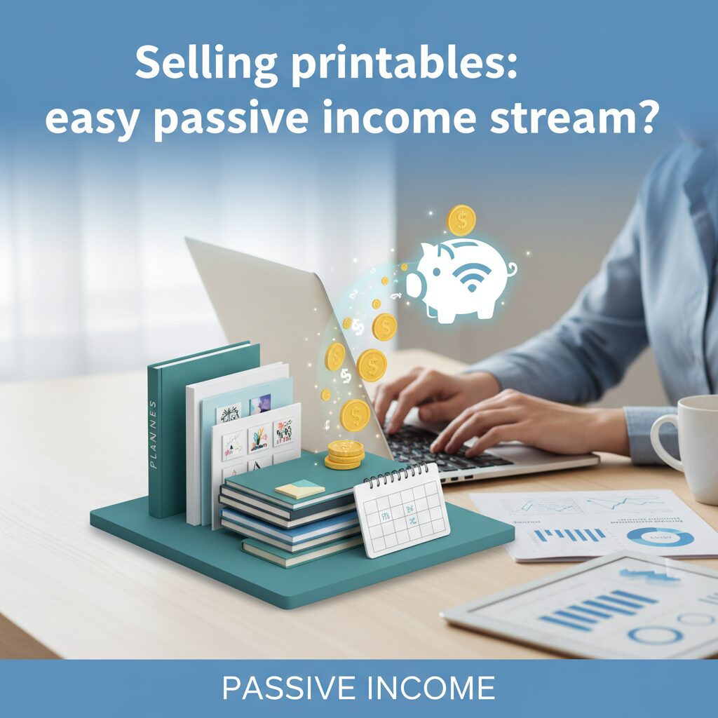 Selling printables: easy passive income stream?