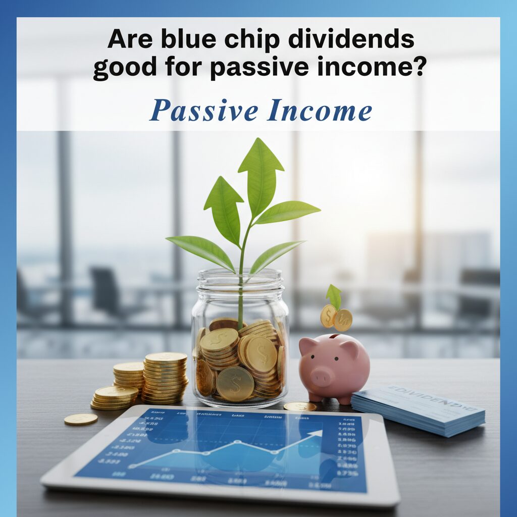 Are blue chip dividends good for passive income?