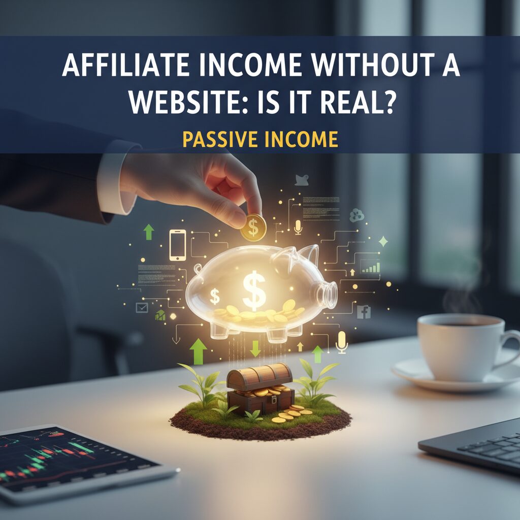 Affiliate income without a website: is it real?