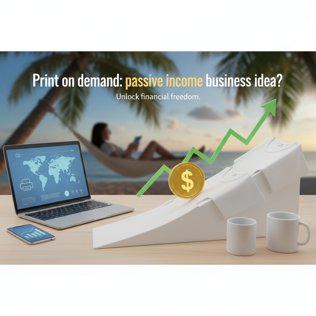 Print on demand: passive income business idea?