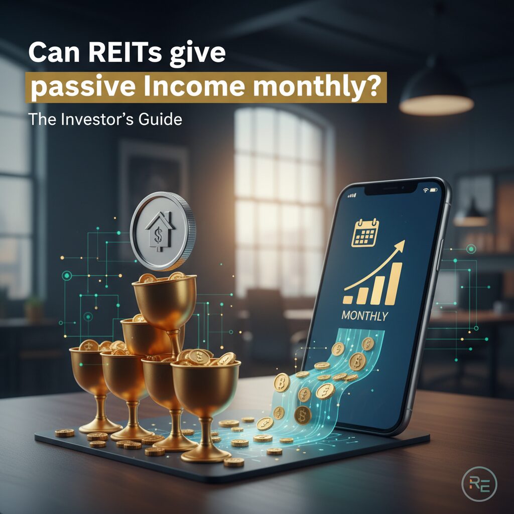 Can REITs give passive income monthly?