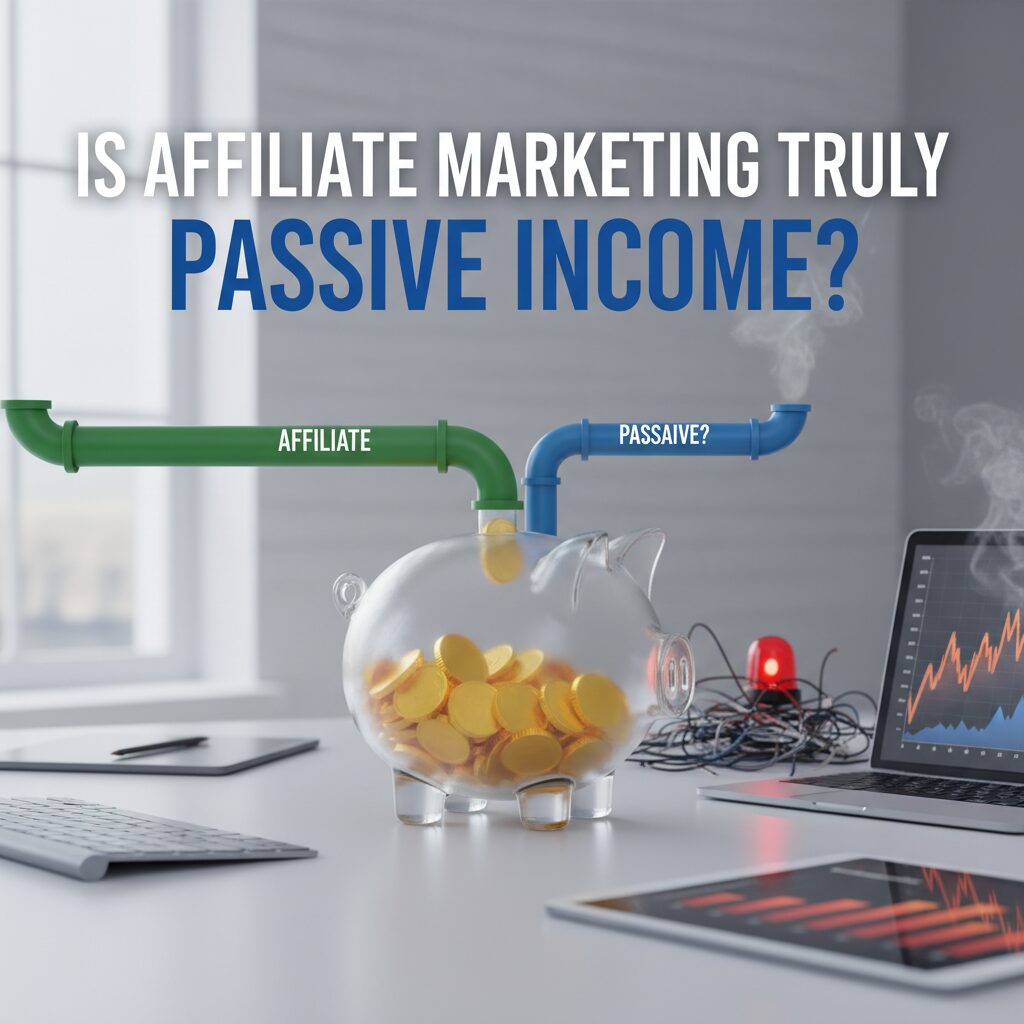 Is affiliate marketing truly passive income?