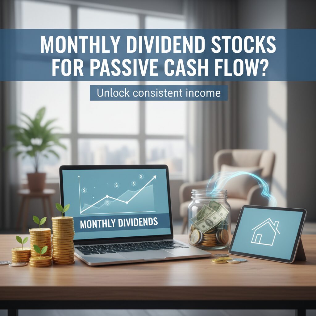 Monthly dividend stocks for passive cash flow?